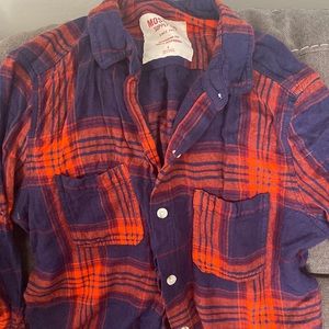 Mossimo Supply Co. navy and orange Flannel (Go Gators)